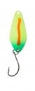 Balzer Searcher Spoon 2,1g Gelb-Grün-Orangener Streifen